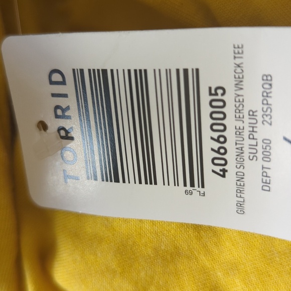 Torrid Girlfriend Signature Jersey V-Neck Tee 4X - Picture 15 of 16